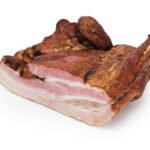 Karšto rūkymo šoninė be kaulo, 1kg
