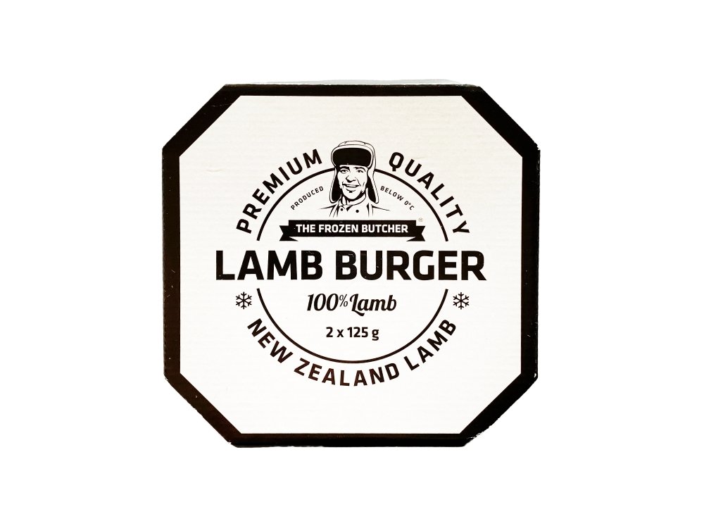KM-119 Grill Lamb burger mėsainiai, 2 x 125g - Image 1